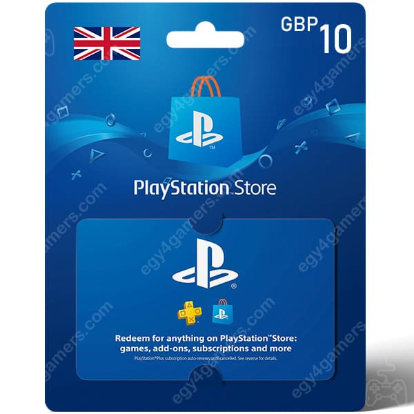 PSN Card GBP10 UK - Egy4Gamers Boost your play