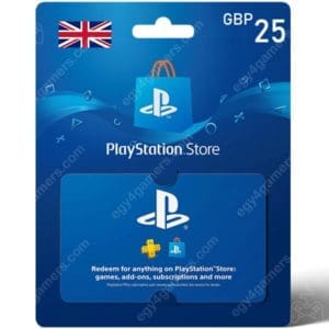 PlayStation Store Gift Card 25 GBP, PSN UK Account