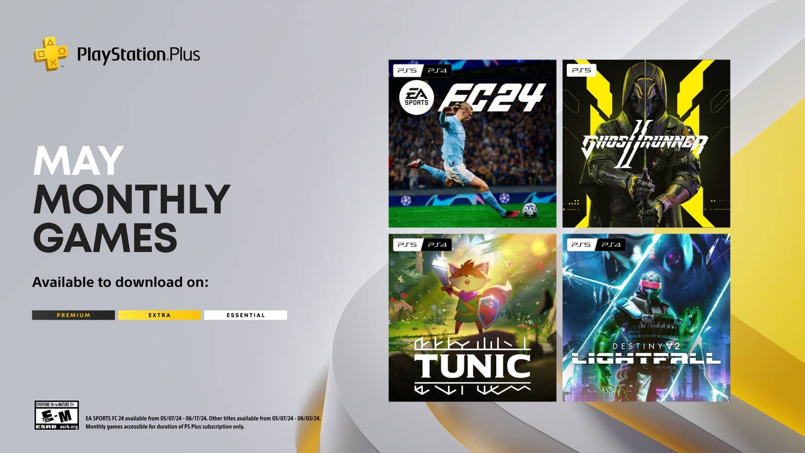 PlayStation Plus Monthly Games for May