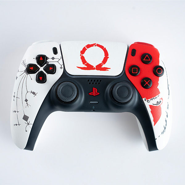 Kratos Custom PS5 Controller – Omega Edition Hall Effect Sticks