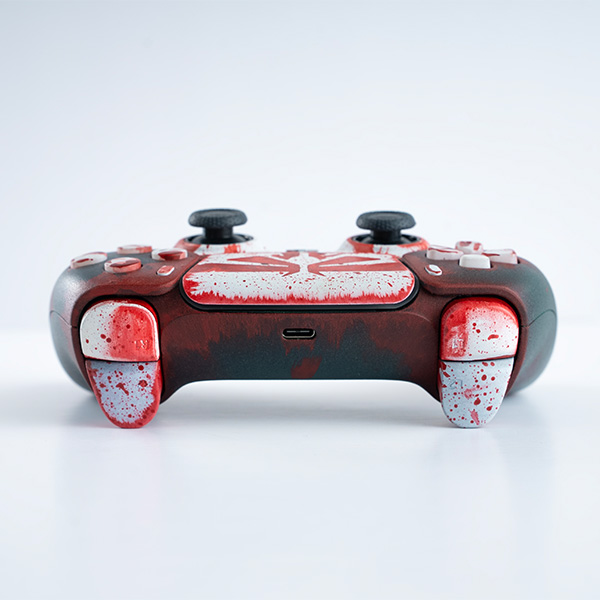 The Last of Us Custom PS5 Controller – Blood & Firefly Edition Hall Effect Sticks 4 The Last of Us Custom PS5 Controller – Blood & Firefly Edition Hall Effect Sticks