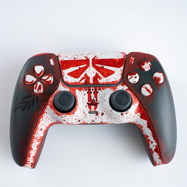 The Last of Us Custom PS5 Controller – Blood & Firefly Edition Hall Effect Sticks