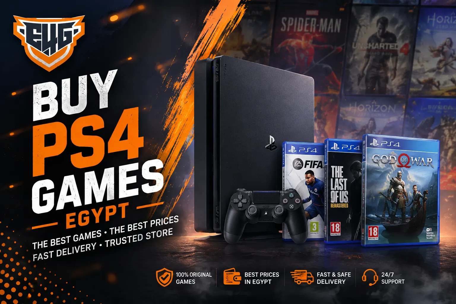 buy ps4 games egypt