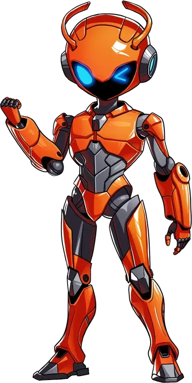 إيرون، الشخصية الكرتونية لـ Egy4Gamers، واقف بمواجهة الكاميرا