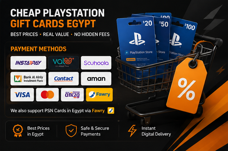 Egy4Gamers payment methods including InstaPay, Visa, Mastercard, Meeza, and Fawry